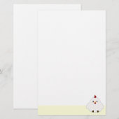 Papeterie Poulet mignon (Devant / Derrière)