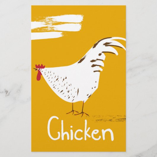 Papeterie Poulet vintage (Devant)