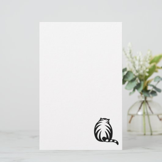 Papeterie pour chat papier à écrire personnalisé a (Debout devant)