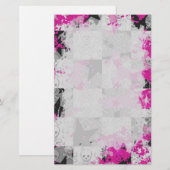 Papeterie pour fille de scène (Devant / Derrière)