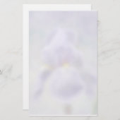 Papeterie pourpre d'iris (Devant / Derrière)