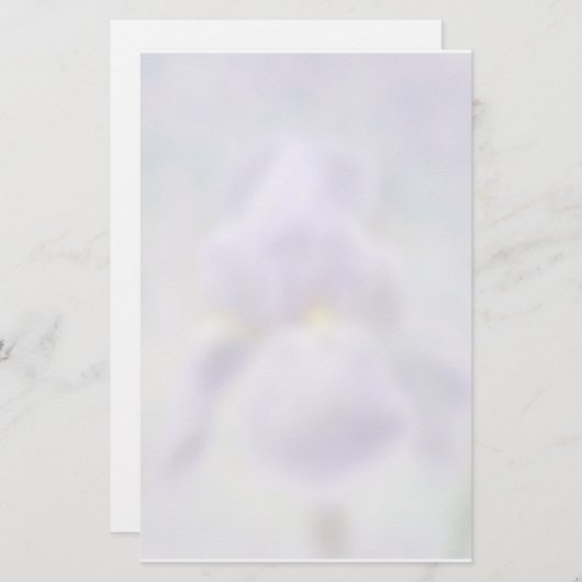 Papeterie pourpre d'iris (Devant / Derrière)