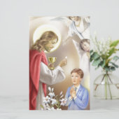 Papeterie Premier garçon de sainte communion (Debout devant)