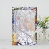 Papeterie Premier style de camouflage hivernal de neige (Debout devant)