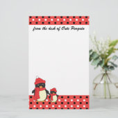 Papeterie Prendre le petit pingouin pour une promenade (Debout devant)