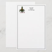 Papeterie Préppy Heraldic Crest couleur ananas RWT (Devant / Derrière)