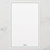 Papeterie Preppy Mallard Duck Personnalisé (Dos)