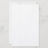 Papeterie Preppy Pink and Navy Blue Simple Monogram (Dos)