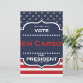 Papeterie président ben carson (Debout devant)