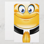 Papeterie prêtre émoji (Devant / Derrière)