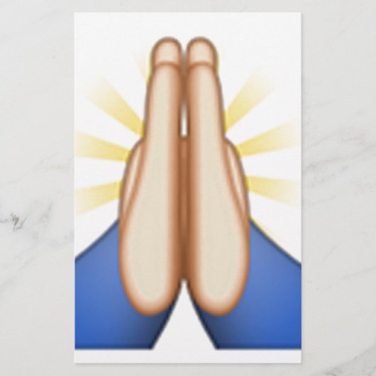 Papeterie prier émoji (Devant)