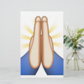 Papeterie prier émoji (Debout devant)