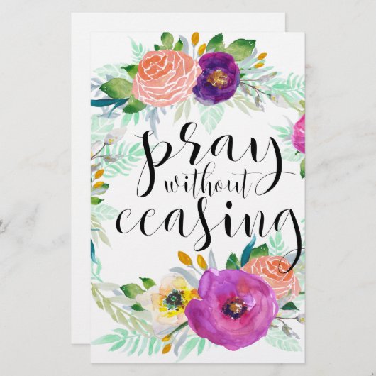 Papeterie Priez sans cessation (Devant / Derrière)