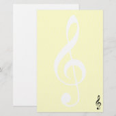 papeterie principale de violon (Devant / Derrière)