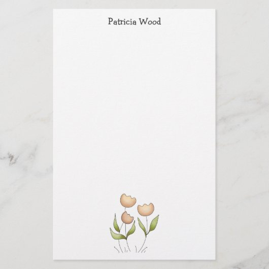 Papeterie Printemps · Tulipes (Devant)