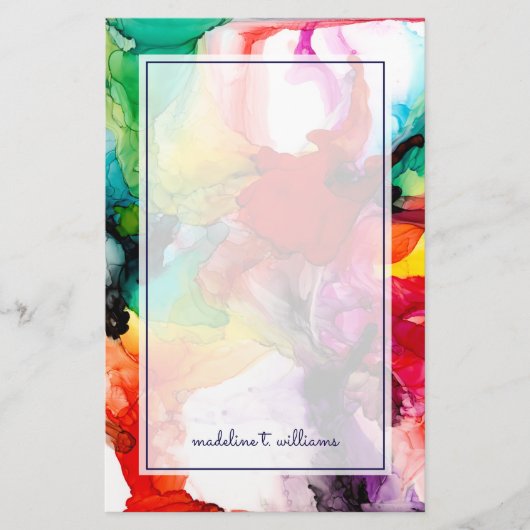 Papeterie Prisme de bijoux - Aquarelle (Devant)