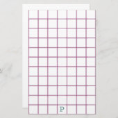 Papeterie Problèmes de vue Utiliser de gros papier à lettres (Devant / Derrière)