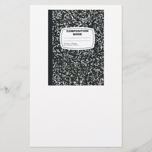 Papeterie Professeur de livre de composition (Devant)