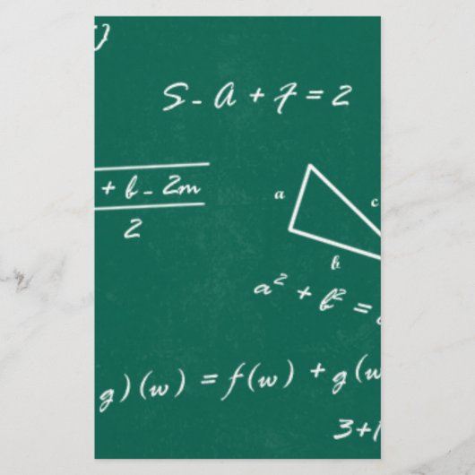 Papeterie professeur de mathématiques algebra geek (Devant)