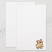 Papeterie professeur enseignant conception d'ours en peluche (Devant / Derrière)