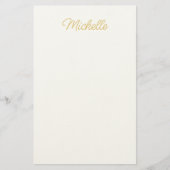 Papeterie Professional Classical Minimalist Plain Own Name (Devant)