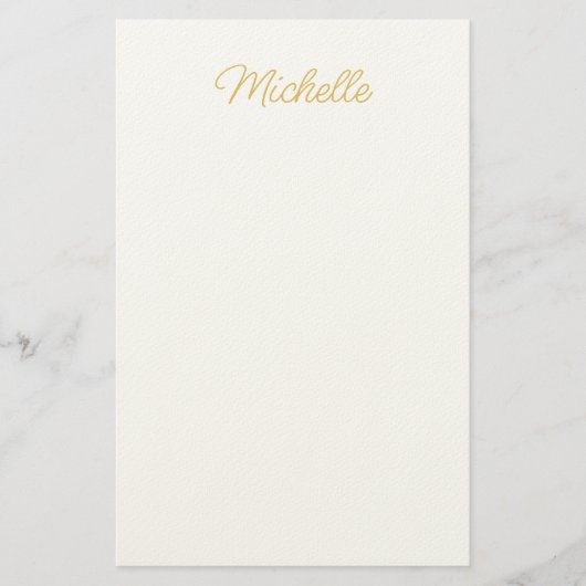 Papeterie Professional Classical Minimalist Plain Own Name (Devant)
