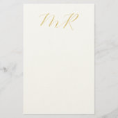 Papeterie Professional Classical Monogram Minimalist Plain (Devant)