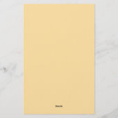Papeterie Professionnel Élégant Moderne Beige Uni (Dos)