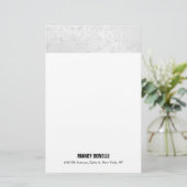 Papeterie Professionnel élégant moderne gris blanc tendance (Debout devant)