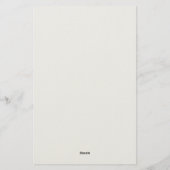 Papeterie Professionnel élégant moderne minimaliste ajouter (Dos)