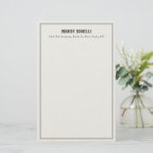 Papeterie Professionnel élégant moderne minimaliste ajouter (Debout devant)