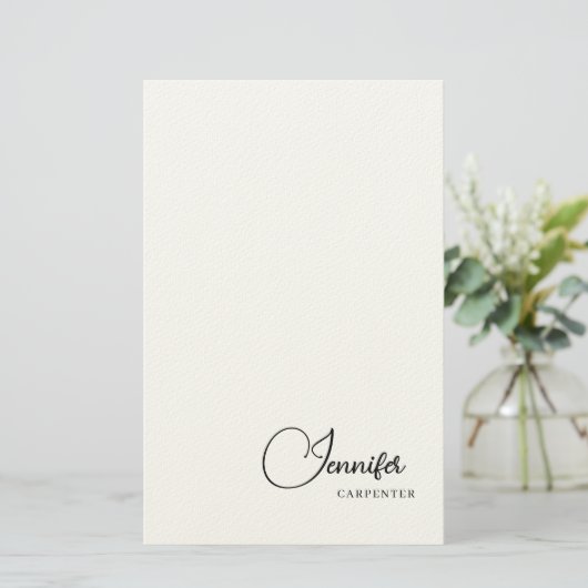 Papeterie Professionnel élégant moderne minimaliste ajoutez (Debout devant)