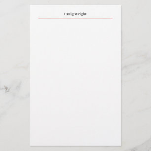 Papeterie Professionnel minimaliste classique simple personn