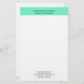 Papeterie Professionnel Minimaliste Moderne Simple Clair (Devant / Derrière)