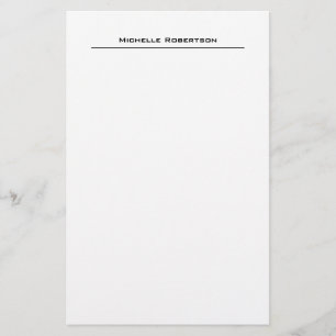 Papeterie Professionnel Minimaliste Plain Simple Moderne