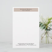 Papeterie Professionnel Moderne Minimaliste Simple (Debout devant)