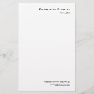 Papeterie Professionnel Moderne Minimaliste Simple
