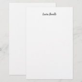 Papeterie Professionnel Moderne Minimaliste Simple (Devant / Derrière)