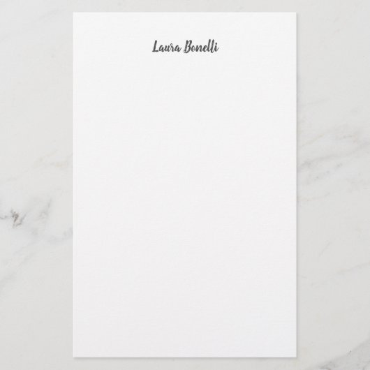 Papeterie Professionnel Moderne Minimaliste Simple (Devant)