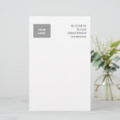 Papeterie Professionnel Moderne Simple Clair (Debout devant)