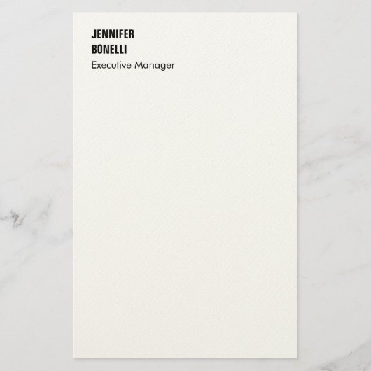 Papeterie Professionnel plain minimaliste moderne tendance (Devant)