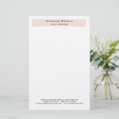 Papeterie Professionnel Plain Moderne Minimaliste  (Debout devant)