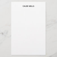 Professionnel Simple Blanc Attrayant