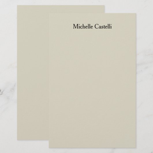 Papeterie Professionnel Unique Classique Simple (Devant / Derrière)