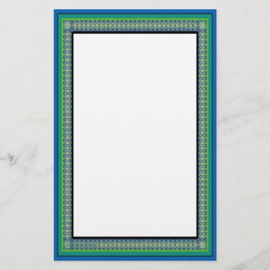 Papeterie Promenade de paon stationnaire (Devant)