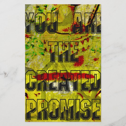 Papeterie Promesse d'or : Le script doré du destin (Devant)