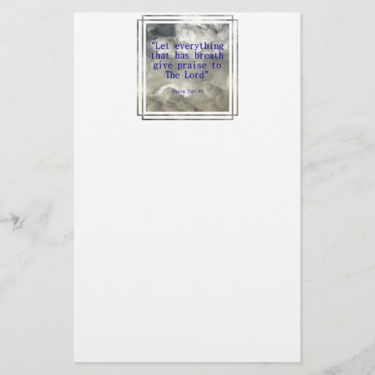 Papeterie Psaume 150: 6 (Devant)