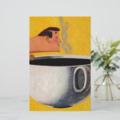 Papeterie Publicité de café vintage (Debout devant)