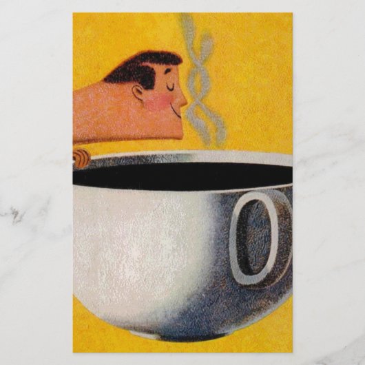 Papeterie Publicité pour café vintage (Devant)