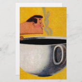 Papeterie Publicité pour café vintage (Devant / Derrière)